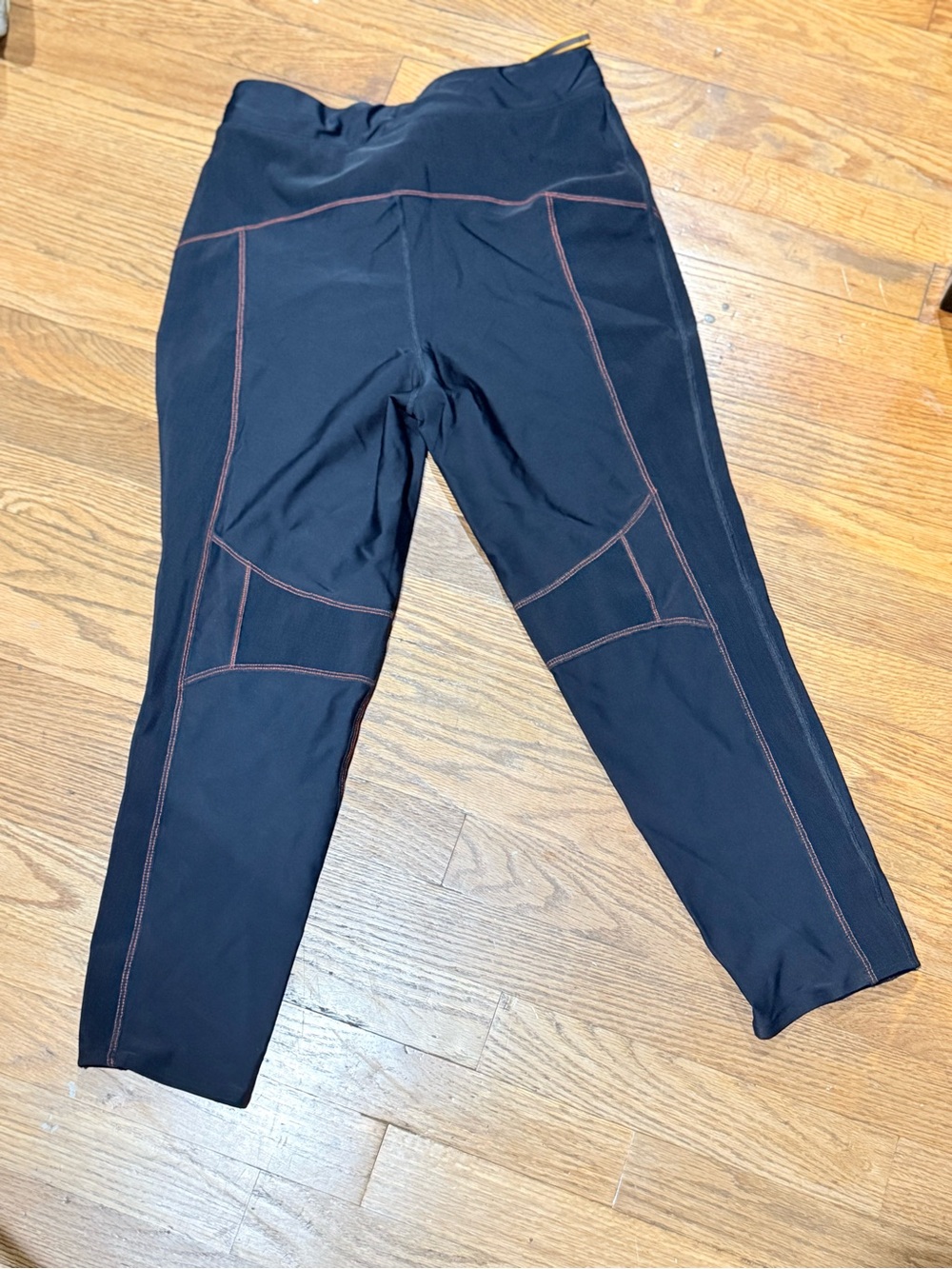 OPEDIX Black Compression Athletic Tights with Yellow Accents Size XL - Picture 7 of 7